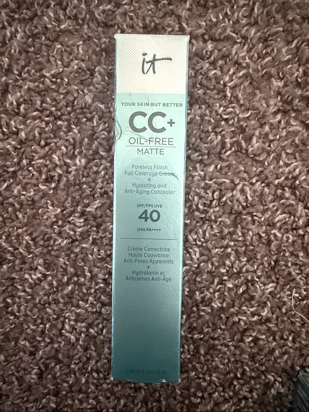 IT Cosmetics Your Skin But Better CC+ Oil-Free Matte Full Coverage Cream SPF 40